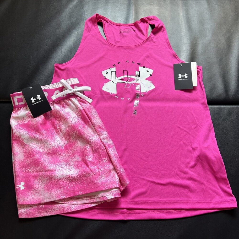 NWT Under Armour Athletic Set Girls Youth Size XL